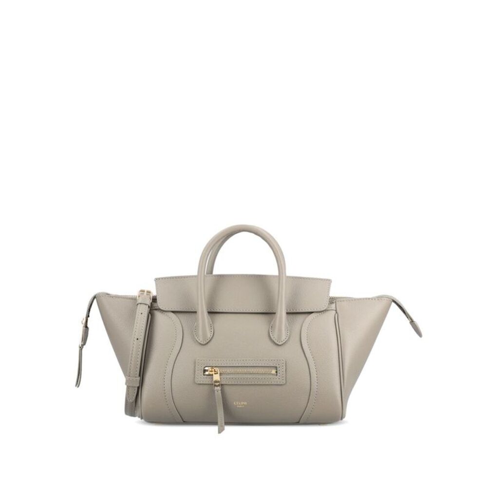 Celine Women Luggage Small Leather Tote Bag